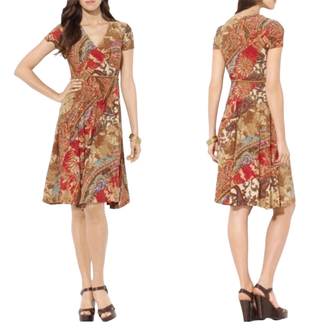 Lauren Ralph Lauren Wrap Dress Lauren Ralph Lauren
